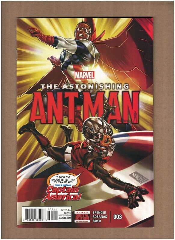 Astonishing Ant-Man #3 Marvel Comics 2016 Falcon app. NM- 9.2
