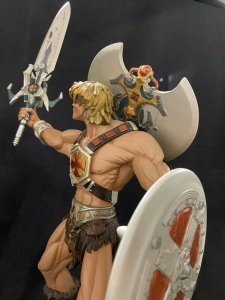 MASTERS OF THE UNIVERSE LTD. 500 STATUE SIGNED 4 HORSEMEN MIB COMPLETE SDCC 2001 