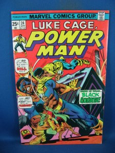 LUKE CAGE POWER MAN 24 VF NM FIRST BLACK GOLIATH KEY 1975