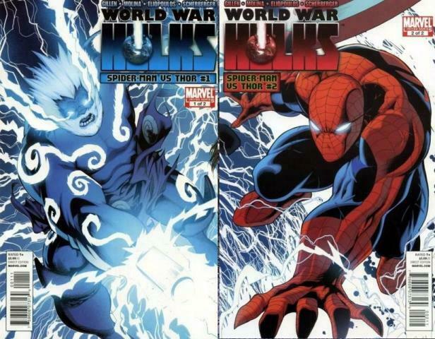 WORLD WAR HULKS SPIDERMAN VS THOR (2010) 1-2