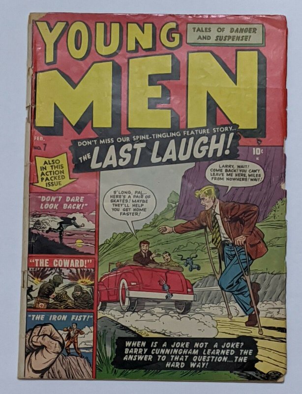 Young Men #7 (Feb 1951, Atlas) VG- 3.5 Dave Berg art 