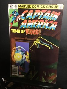 Captain America #253 (1981) high-grade 1st baron blood! Vampires VF/NM Byrne Art