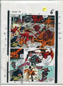 Avengers #299 p.6 1989 Color Guide art by Christie Scheele