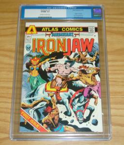 Barbarians #1 CGC 9.0 bronze age atlas comics - ironjaw - pablo marcos art