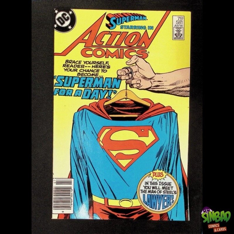 Action Comics, Vol. 1 581B