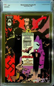Marvel Comics Presents #79 (1991) - CGC 9.2 - Cert#4007950015