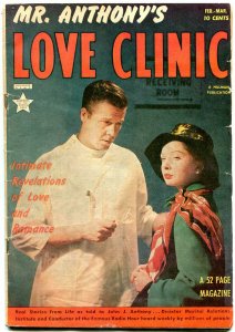 Mr. Anthony's Love Clinic #4 1950- Rare Golden Age Romance- VG-