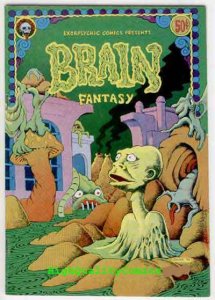 BRAIN FANTASY #1, Underground, VF, Last Gasp, Shubb, Shroom , 1972