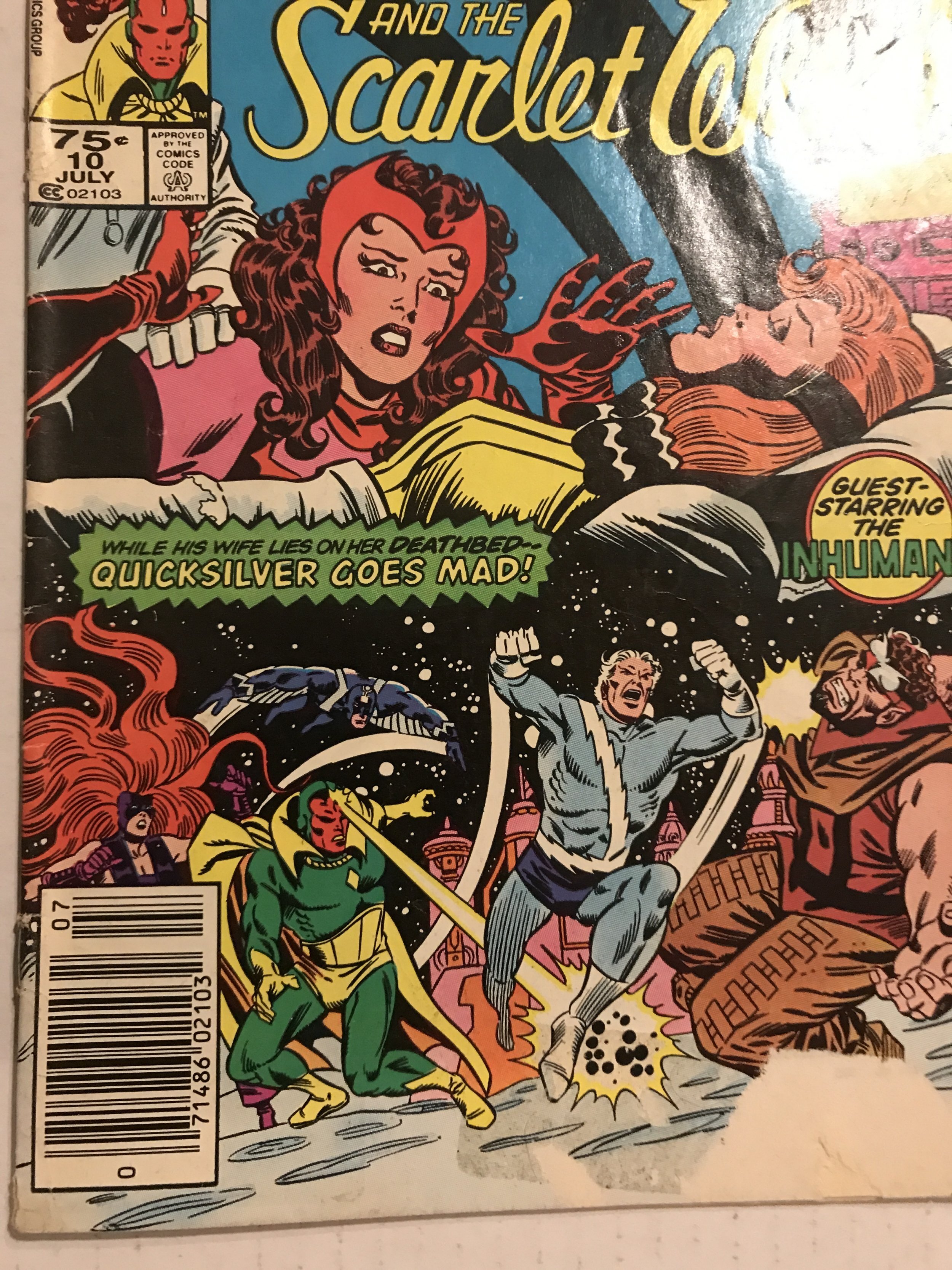 Vision and the Scarlet Witch #8 - Demon Busters (8.0) 1986  Comic Books -  Copper Age, Marvel, Scarlet Witch, Superhero / HipComic