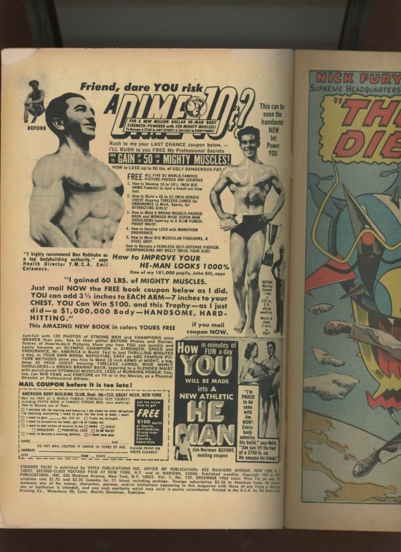 (1965) Strange Tales #139: SILVER AGE! WE COMBINE SHIPPING! (5.0/5.5)