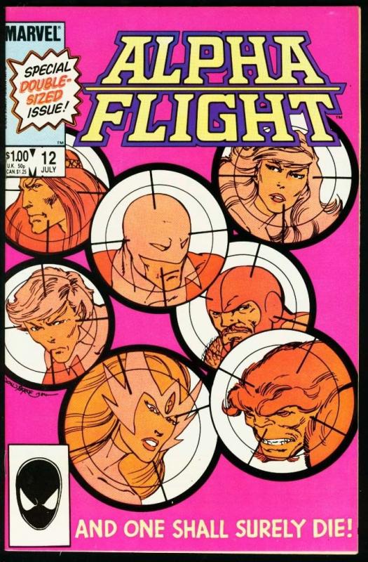 ALPHA FLIGHT #12-MARVEL COMICS-DOUBLE SIZED ISSUE NM