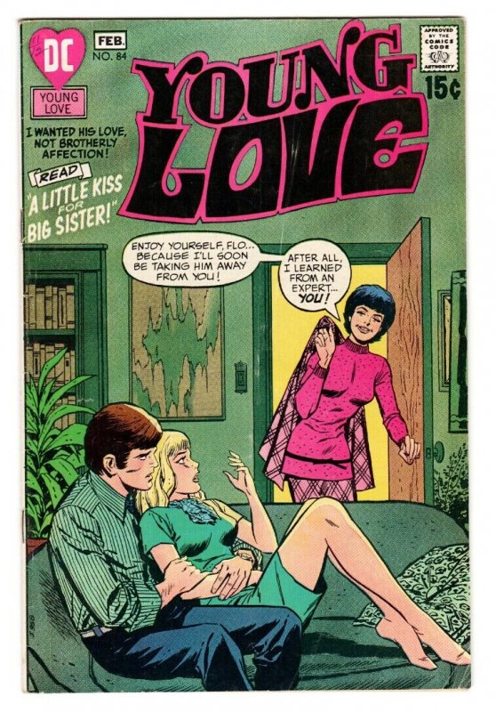 YOUNG LOVE #84 comic book DC ROMANCE-GOOD ISSUE-VG