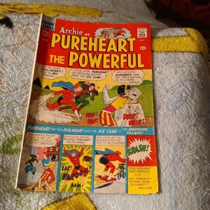 ARCHIE as PUREHEART the POWERFUL # 3 February 1967 REGGIE as EVILHEART SUPERHERO