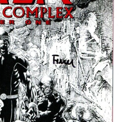 X-Men: Messiah Complex #1 - Signed David Finch/Exclusive B&W Variant (9.2) 2007