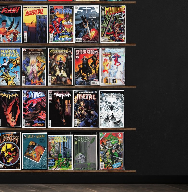 Huge Lot 160+ Comics with Green Arrow, 52, Gunfire, The Flash & More!