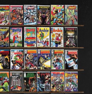Huge Lot 150+ Comics with Magnus Robot Fighter, Eternal Warrior & More!