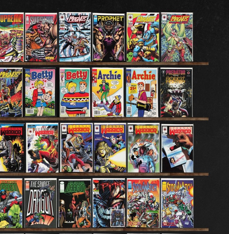 Huge Lot 150+ Comics with Magnus Robot Fighter, Eternal Warrior & More!