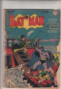 Batman #43 (Dec-47) FR/GD Low-Grade Batman