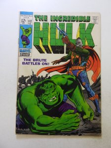 The Incredible Hulk #112 (1969) VG/FN condition