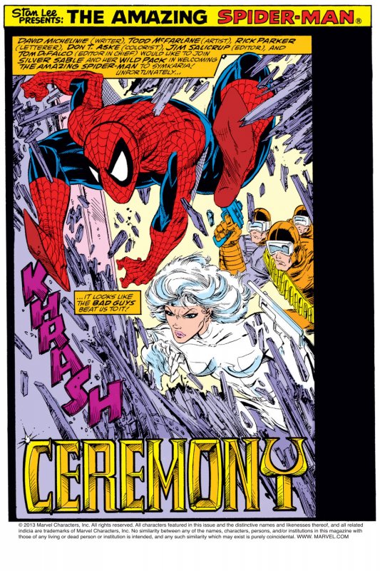 SPIDER-MAN: THE ASSASSIN NATION PLOT (1992) TODD MCFARLANE | TRADE PAPER BACK