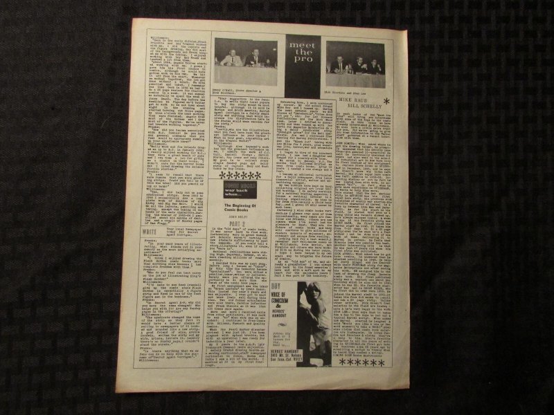 1967 VOICE OF COMICDOM #9 Fanzine VG+ Al Williamson Barbarella 4 pgs