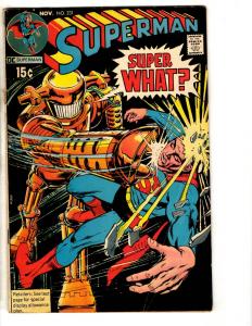 Superman # 231 VG DC Comic Book Wonder Woman Batman Flash Arrow Atom JG9