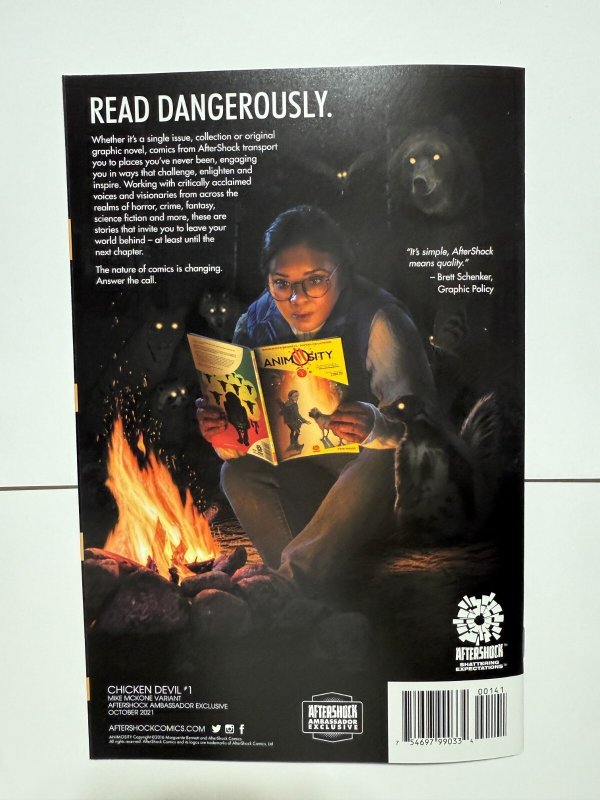 Chicken Devil #1 NM Ambassador McKone Variant Cover Aftershock Comic Book 1 J401