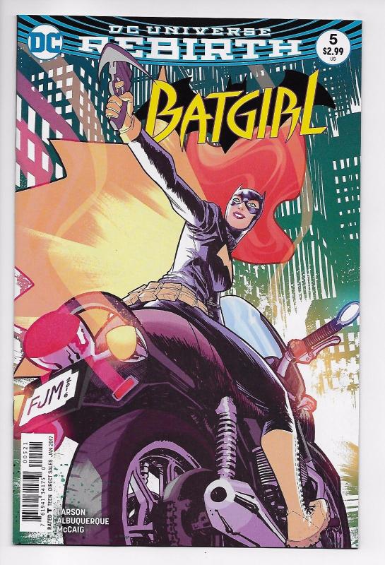 Batgirl #5 - Rebirth Variant Cover (DC, 2016) - New/Unread (NM)