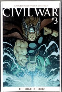 Civil War #3 McGuinness Cover (2006) Captain America [Key Issue]