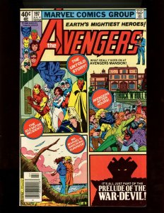 (1980) The Avengers #197 - PRELUDE OF THE WAR-DEVIL! (9.0/9.2)