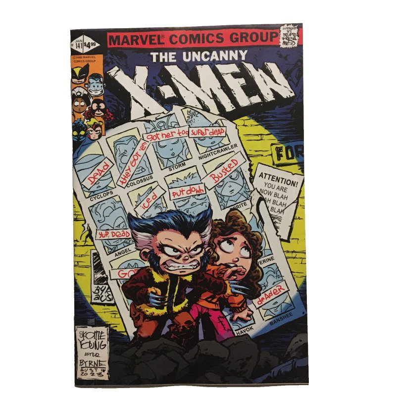 Uncanny X-Men #141 Skottie Young Exclusive Variant Facsimile Cover 2023 NM