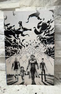 Crossover #6 1:25 B/W Virgin Variant Cover Donny Cates Image Comics 2021