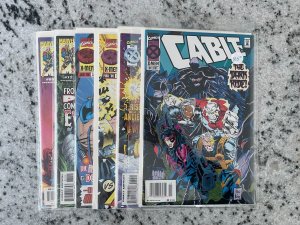 6 Cable Marvel Comic Books # 17 30 31 32 72 89 X-Men X-Force Wolverine Hulk J972
