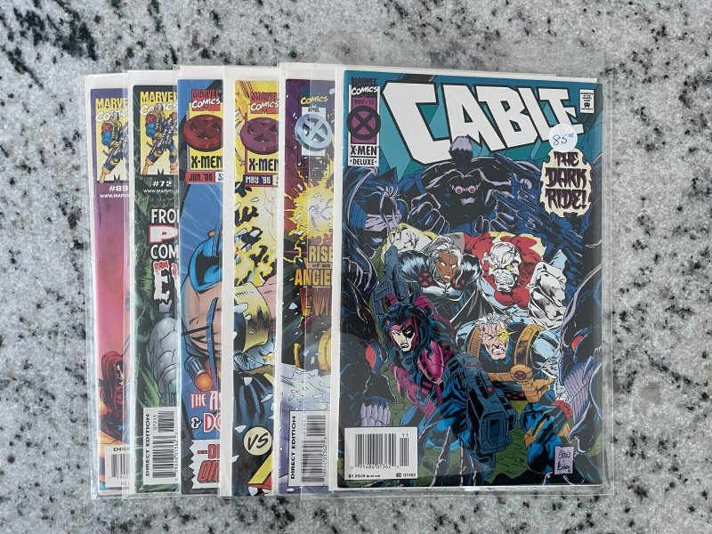 6 Cable Marvel Comic Books # 17 30 31 32 72 89 X-Men X-Force Wolverine Hulk J972
