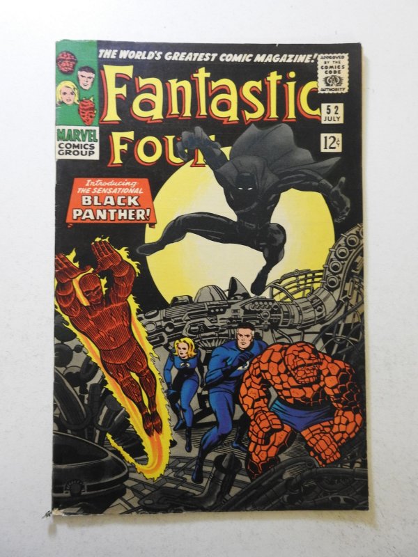 Fantastic Four #52 (1966) FN- Condition! 1st Appearance of the Black Panther!