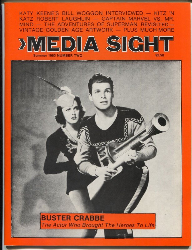 Media Sight #2 1983-Buster Crabbe-Superman-WC Fields-Buck Rogers-VF