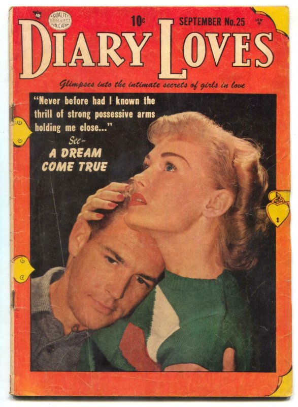 Diary Loves #25 1952- A Dream Come True- Golden Age Romance