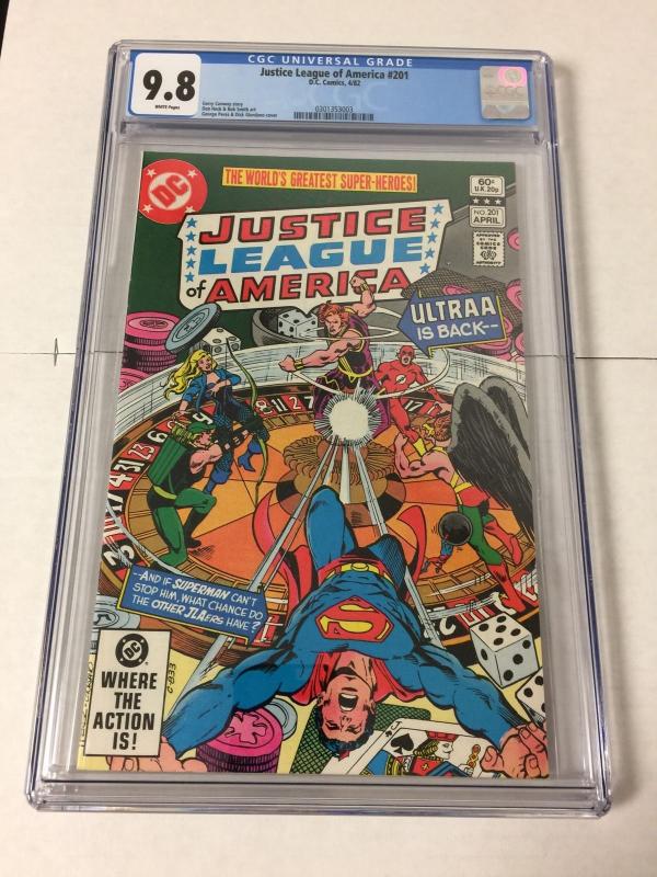 Justice League Of America 201 Cgc 9.8 White Pages