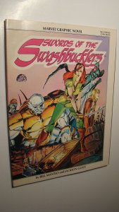 MARVEL GRAPHIC NOVEL 14 SWORDS SWASHBUCKLERS *NICE COPY* RARE BILL MANTLO STORY 