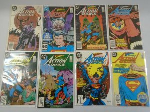 Action Comics lot 34 different from #550-583 6.0 FN (1983-86)