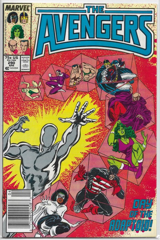 Avengers   vol. 1   #290 FN Macchio/Gruenwald/John Buscema, Captain Marvel