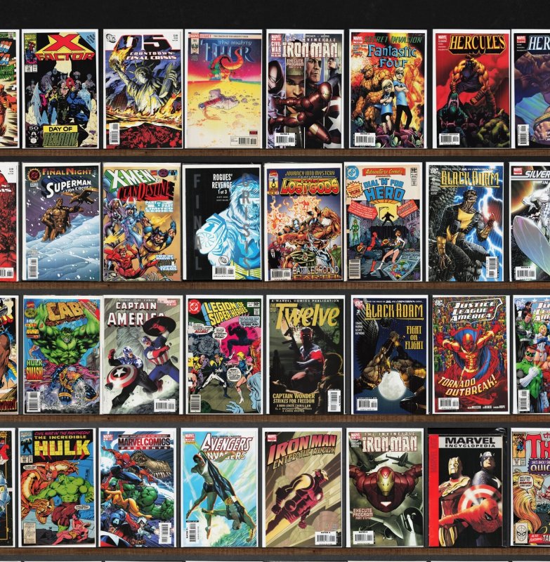 Huge Lot 150+ Comics with Captain America, Iron Man, X-Factor, Ion & More!