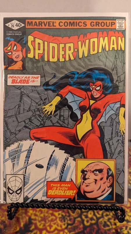 Spider-Woman #26 1980 - 1st Appearance of Grinder