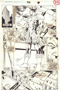 Amazing Spider-Man #376 p.24 - Cardiac & Web-Slinging - 1993 art by Jeff Johnson