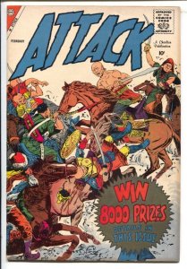 Attack #56 1959-Charlton-Possibly the best issue of the series!-Sam Glanzman ...