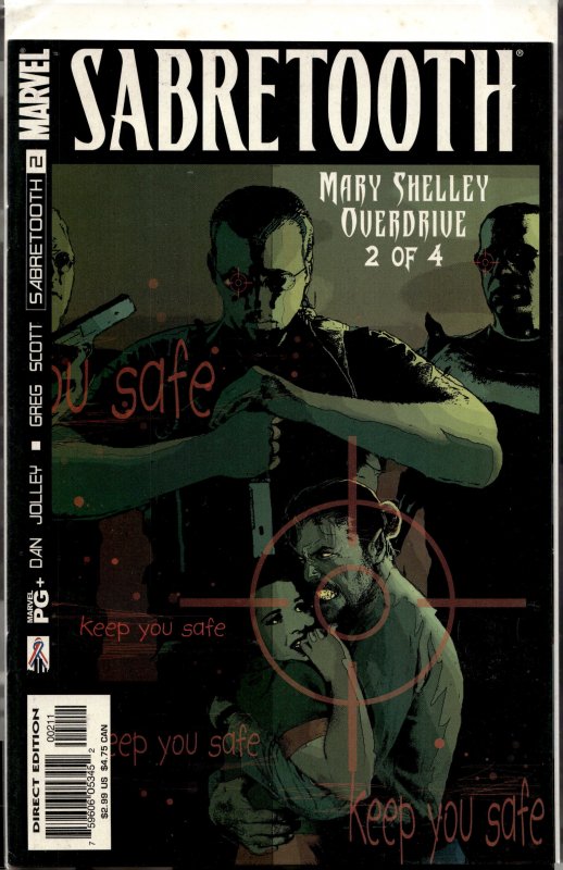 Sabretooth: Mary Shelley Overdrive #3 (2002) Sabretooth