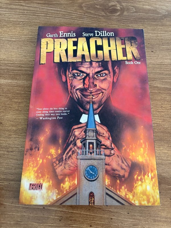 Preacher Book One # 1 DC Vertigo Comics TPB Graphic Novel Comic Book 10 J443