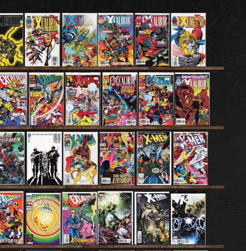 Huge Lot 150+ Comics with Excalibur, X-Men, X-Men: Legacy & More!