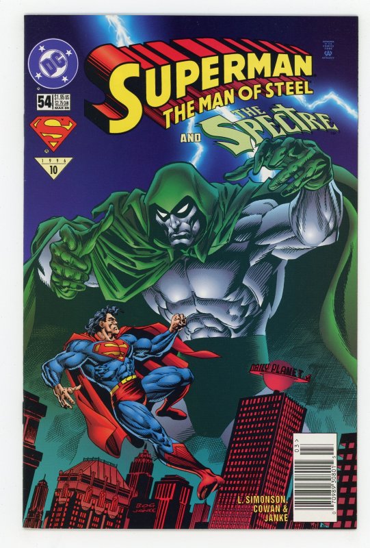 Superman: The Man of Steel #54 Louise Simonson Spectre NM-