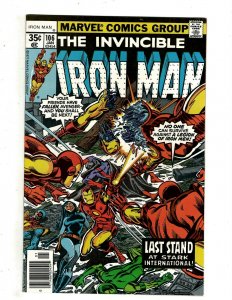 12 Iron Man Marvel Comics 101 102 103 104 105 106 107 108 109 110 111 112 J451 